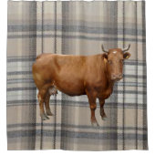 シャワーカーテン牛 シャワーカーテン (正面)