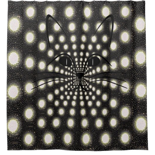 シャワーカーテン猫 シャワーカーテン (正面)