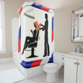 シャワーカーテン理容師 シャワーカーテン (インサイチュ)