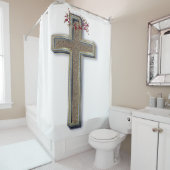 シャワーカーテン白い背景 シャワーカーテン (インサイチュ)