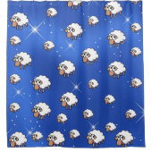 シャワーカーテン羊 シャワーカーテン (正面)