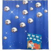 シャワーカーテン羊 シャワーカーテン (正面)