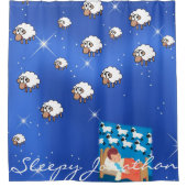 シャワーカーテン羊 シャワーカーテン (正面)