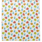 シャワーカーテン落ち葉型 シャワーカーテン (正面)