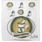 シャワーカーテン薬局技術 シャワーカーテン (正面)