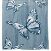 シャワーカーテン蝶 シャワーカーテン (正面)