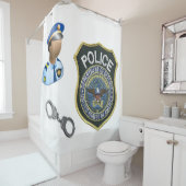 シャワーカーテン警官 シャワーカーテン (インサイチュ)