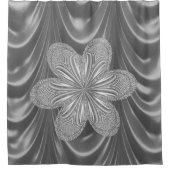 シャワーカーテン銀 シャワーカーテン (正面)