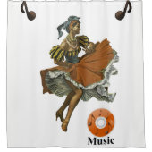 シャワーカーテン音楽 シャワーカーテン (正面)