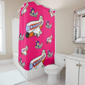 シャワーカーテン飛行機 シャワーカーテン (インサイチュ)