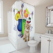 シャワーカーテン飲む子猫フェアリー シャワーカーテン (インサイチュ)