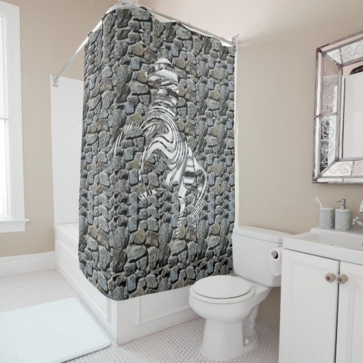 シャワーカーテン馬 シャワーカーテン (インサイチュ)