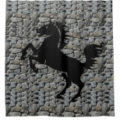 シャワーカーテン馬 シャワーカーテン (正面)