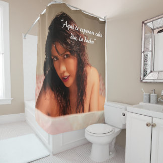 シャワーカーテン/アクイテエスペロカダディア，ラドゥチャ シャワーカーテン