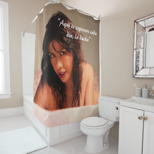 シャワーカーテン/アクイテエスペロカダディア，ラドゥチャ シャワーカーテン (インサイチュ)