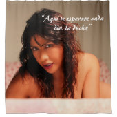 シャワーカーテン/アクイテエスペロカダディア，ラドゥチャ シャワーカーテン (正面)