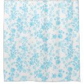 シャワーカーテン セイントコレット ジューンローズ キャプリブルー (正面)