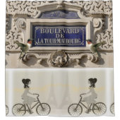 シャワーカーテン，パリ，フランス， シャワーカーテン (正面)