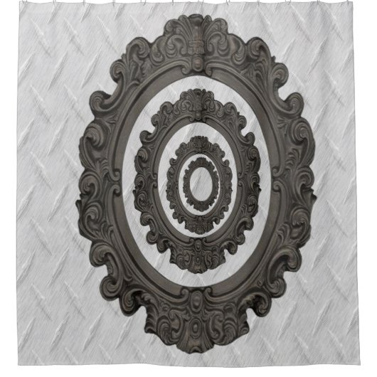 シャワーカービクトリアンテン シャワーカーテン (正面)