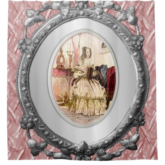 シャワーカービクトリアンテン シャワーカーテン (正面)