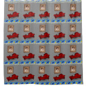 シャワーカービクトリアンテン シャワーカーテン (正面)