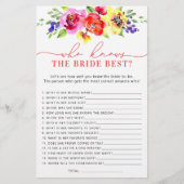 シャワーゲームで花嫁を知っ最高のた明るいフローラ (正面)