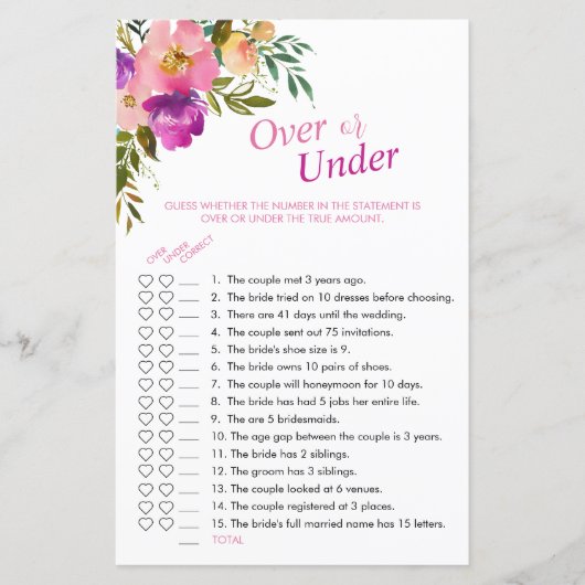 シャワーゲームの上または下のピンク色のフローラ (正面)