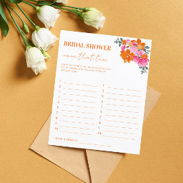 シャワーゲームをチューニングするピンクのオレンジ色のフローラ名