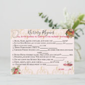 シャワーゲームカード 招待状 (スタンド正面)