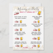 シャワーゲームカード 招待状 (裏面)