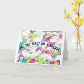 シャワータイムナプキンバンド カード (黄色い花)