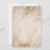 シャワーバイメールウォーターカラーフォレストウッドランドベアベビー 招待状 (裏面)