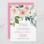 シャワーバイメールブライダルシャワー仮想シャワー 招待状 (正面/裏面)