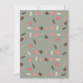 シャワーバイメール長距離フローリングウッドランド 招待状 (裏面)