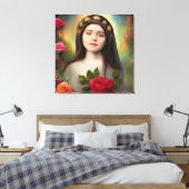 シャワーバラ キャンバスプリント (インサイチュ (寝室))