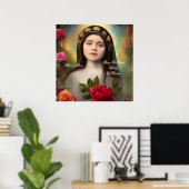 シャワーバラ ポスター (ホームオフィス)