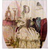 シャワービクトリアンカーテン シャワーカーテン (正面)