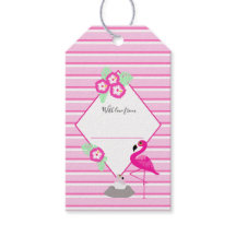 シャワーフラミンゴのグラフィックストライプ表示