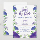 シャワーブライドの招待状 招待状 (正面/裏面)