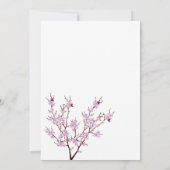 シャワーベビー招待 招待状 (裏面)