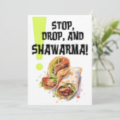 シャワーマの時間はいつだって今！ シャワーマはアラブの食文化 招待状 (スタンド正面)