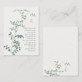 シャワールーム用カード(ラッピング不要) エンクロージャーカード (正面/裏面)