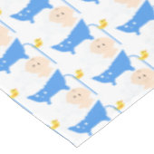 シャワー付き入浴用ベビー赤ちゃんシャワー長方形 テーブルクロス (アングル)