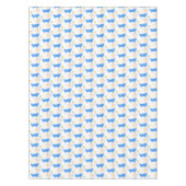 シャワー付き入浴用ベビー赤ちゃんシャワー長方形 テーブルクロス (正面)