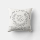 シャワー引数チャンピオン クッション (裏面)