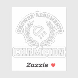 シャワー引数チャンピオン シール