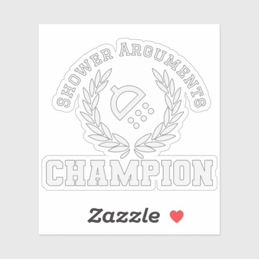 シャワー引数チャンピオン シール (シート)