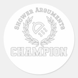 シャワー引数チャンピオン ラウンドシール