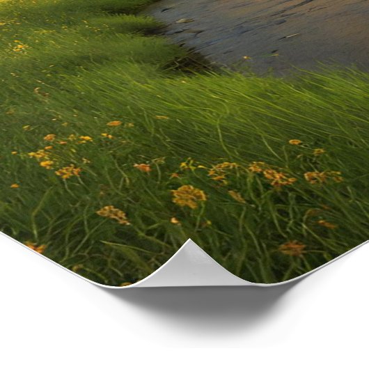 シャワー後の虹 ポスター (角)