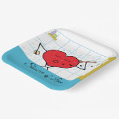 シャワー愛の流れ:ブライダルパーティ ペーパープレート (傾斜あり)